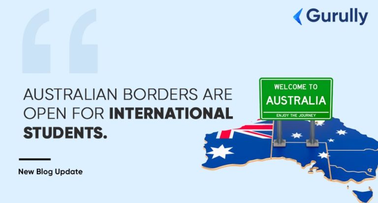 Australian Borders Opening for International Students in December 2021