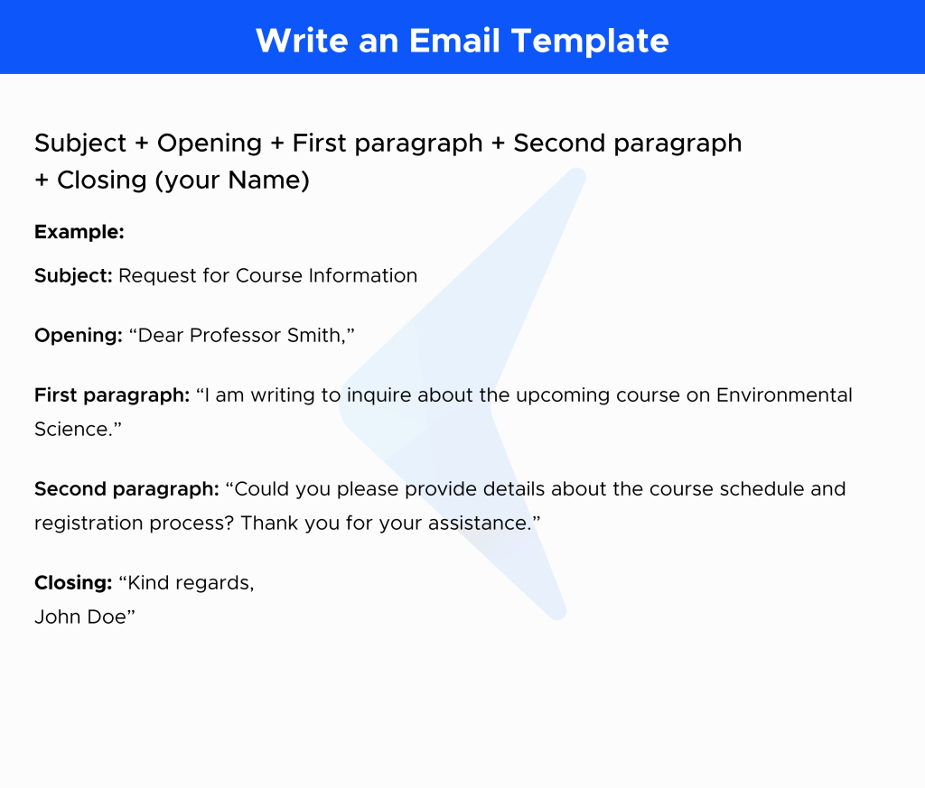 PTE Writing Task - Write Email Template 